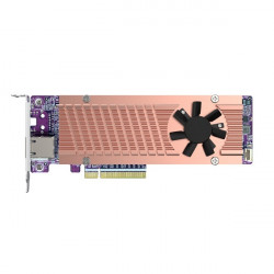 QM2-2P410G1T QNAP 2 x M.2 PCIe Gen4 NVMe SSD & 1 x 10GbE Port Expansion Card