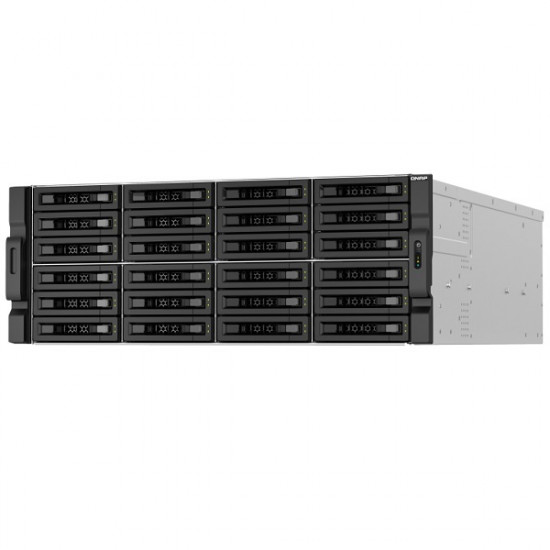 TS-h3087XU-RP-E2378-64G-US QNAP 30-Bay Rackmount NAS 2.6 GHz Intel Xeon  E-2378 8-core 64GB RAM - No HDD